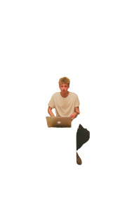 Music Producer Selfie Vinyl Car Decal Sticker – Waterproof & UV-Resistant 