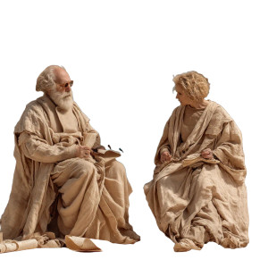 Philosophers In Athens Vinyl Car Decal Sticker – Waterproof & UV-Resistant Philosophers In Athens Vinyl Car Decal Sticker – Waterproof & UV-Resistant