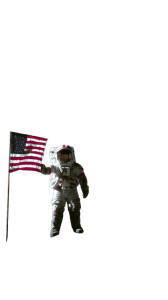 Moon Landing Mystery Vinyl Car Decal Sticker – Waterproof & UV-Resistant 