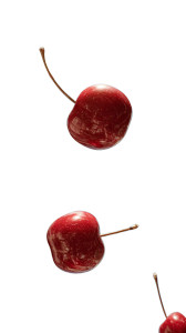 Floating Double Cherries Vinyl Car Decal Sticker – Waterproof & UV-Resistant 