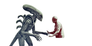 Xenomorph Attack V3 Vinyl Car Decal Sticker – Waterproof & UV-Resistant 