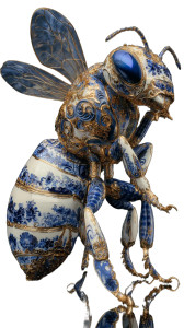 Porcelain Bee Art V2 Vinyl Car Decal Sticker – Waterproof & UV-Resistant  Porcelain Bee Art V2 Vinyl Car Decal Sticker – Waterproof & UV-Resistant