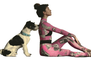 Yoga With Dog Vinyl Car Decal Sticker – Waterproof & UV-Resistant 