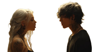 Studio Singers Duet Vinyl Car Decal Sticker – Waterproof & UV-Resistant 