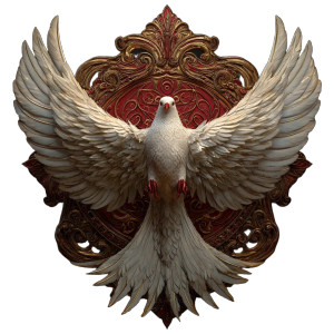 Holy Spirit Dove V6 Vinyl Car Decal Sticker – Waterproof & UV-Resistant 