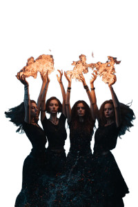 Moonlit Witch Coven Vinyl Car Decal Sticker – Waterproof & UV-Resistant 