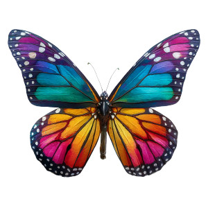 Picasso Monarch Butterfly Vinyl Car Decal Sticker – Waterproof & UV-Resistant Picasso Monarch Butterfly Vinyl Car Decal Sticker – Waterproof & UV-Resistant