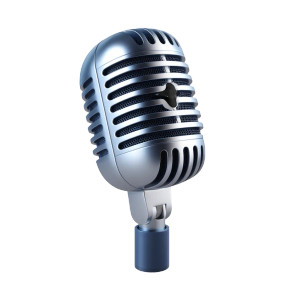 Cartoon Microphone Icon Vinyl Car Decal Sticker – Waterproof & UV-Resistant 