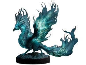 Bioluminescent Phoenix Dragon Vinyl Car Decal Sticker – Waterproof & UV-Resistant 