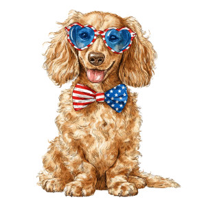 Patriotic Dachshund Vinyl Car Decal Sticker – Waterproof & UV-Resistant 