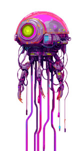 Cyberpunk Ai Jellyfish Vinyl Car Decal Sticker – Waterproof & UV-Resistant Cyberpunk Ai Jellyfish Vinyl Car Decal Sticker – Waterproof & UV-Resistant
