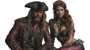 Pirate And Mermaid V2 Vinyl Car Decal Sticker – Waterproof & UV-Resistant 