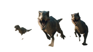 Velociraptors Charge Vinyl Car Decal Sticker – Waterproof & UV-Resistant 