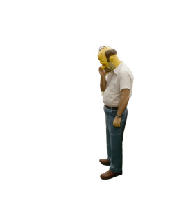 Weary Homer Simpson Vinyl Car Decal Sticker – Waterproof & UV-Resistant Weary Homer Simpson Vinyl Car Decal Sticker – Waterproof & UV-Resistant