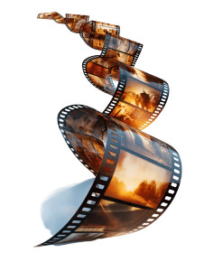 Film Strip Vinyl Car Decal Sticker – Waterproof & UV-Resistant 
