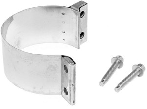 Walker Stainless Steel Exhaust Clamp | Heavy Duty Band Clamp | Superior Sealing Capability Walker Stainless Steel Exhaust Clamp | Heavy Duty Band Clamp | Superior Sealing Capability
