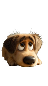 Golden Retriever Staring Vinyl Car Decal Sticker – Waterproof & UV-Resistant 