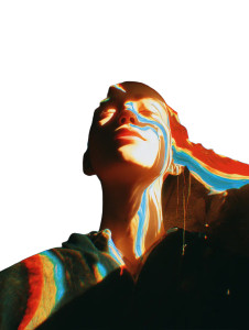 Ethereal Glow Woman V2 Vinyl Car Decal Sticker – Waterproof & UV-Resistant 