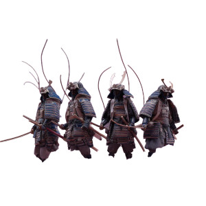 Samurai On Clouds Vinyl Car Decal Sticker – Waterproof & UV-Resistant 