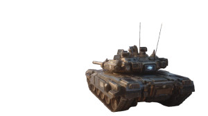 Realistic Tank Vinyl Car Decal Sticker – Waterproof & UV-Resistant 