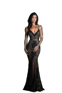 Elegant Tattooed Woman V2 Vinyl Car Decal Sticker – Waterproof & UV-Resistant Elegant Tattooed Woman V2 Vinyl Car Decal Sticker – Waterproof & UV-Resistant