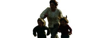 Panic-Stricken Mother Vinyl Car Decal Sticker – Waterproof & UV-Resistant 