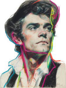 Gay Man Painting Vinyl Car Decal Sticker – Waterproof & UV-Resistant 