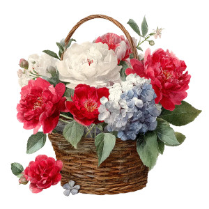 Floral Watercolor Basket Vinyl Car Decal Sticker – Waterproof & UV-Resistant Floral Watercolor Basket Vinyl Car Decal Sticker – Waterproof & UV-Resistant