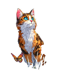 Cartoon Kitten Vinyl Car Decal Sticker – Waterproof & UV-Resistant Cartoon Kitten Vinyl Car Decal Sticker – Waterproof & UV-Resistant