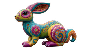 Giant Inflatable Alebrije Vinyl Car Decal Sticker – Waterproof & UV-Resistant 