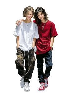 Japanese Men Sunset Vinyl Car Decal Sticker – Waterproof & UV-Resistant 