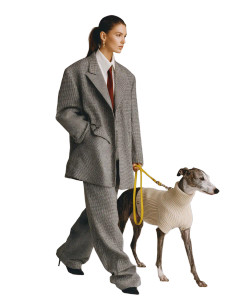 Woman Walking Dog V5 Vinyl Car Decal Sticker – Waterproof & UV-Resistant 