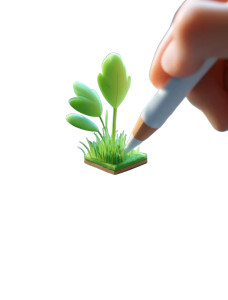 Cartoon Plant Creation Vinyl Car Decal Sticker – Waterproof & UV-Resistant 