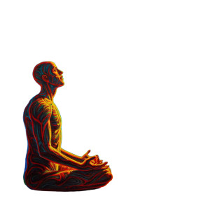 Meditative Breath Vinyl Car Decal Sticker – Waterproof & UV-Resistant 