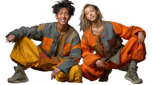 Fusion Dance Duo Vinyl Car Decal Sticker – Waterproof & UV-Resistant 