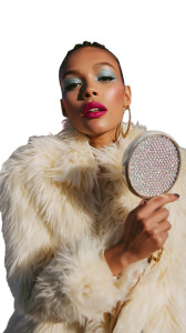 Surreal Glam Portrait Vinyl Car Decal Sticker – Waterproof & UV-Resistant 