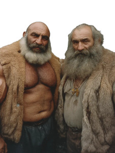 Kurdish Bodybuilder Portrait Vinyl Car Decal Sticker – Waterproof & UV-Resistant 