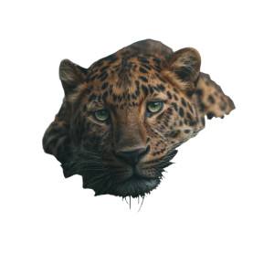 Resting Leopard V3 Vinyl Car Decal Sticker – Waterproof & UV-Resistant 