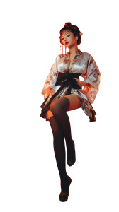 Asian Actress Kimono Vinyl Car Decal Sticker – Waterproof & UV-Resistant Asian Actress Kimono Vinyl Car Decal Sticker – Waterproof & UV-Resistant