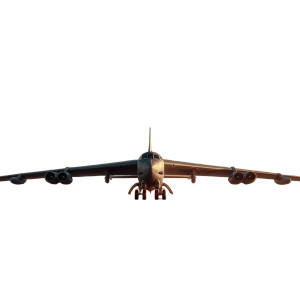Hyperrealistic Bomber Plane Vinyl Car Decal Sticker – Waterproof & UV-Resistant 