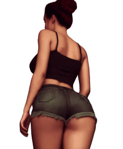 Cyberpunk Girl V27 Vinyl Car Decal Sticker – Waterproof & UV-Resistant 