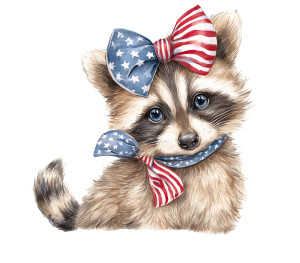 Patriotic Raccoon V15 Vinyl Car Decal Sticker – Waterproof & UV-Resistant Patriotic Raccoon V15 Vinyl Car Decal Sticker – Waterproof & UV-Resistant