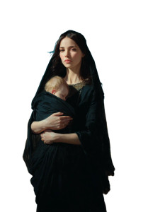 Egyptian Mother Painting Vinyl Car Decal Sticker – Waterproof & UV-Resistant 