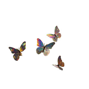 Rainbow Butterflies Vinyl Car Decal Sticker – Waterproof & UV-Resistant Rainbow Butterflies Vinyl Car Decal Sticker – Waterproof & UV-Resistant
