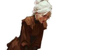 Crying Cartoon Woman Vinyl Car Decal Sticker – Waterproof & UV-Resistant 