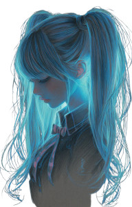 Punk Anime Girl V5 Vinyl Car Decal Sticker – Waterproof & UV-Resistant 