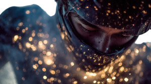 Dancing Cyborg Mutant Vinyl Car Decal Sticker – Waterproof & UV-Resistant 