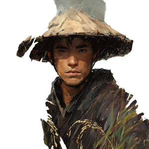 Rain Shugenja Portrait Vinyl Car Decal Sticker – Waterproof & UV-Resistant 