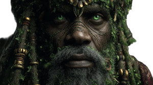 Papa Bois Portrait Vinyl Car Decal Sticker – Waterproof & UV-Resistant 