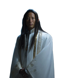 Ceremonial Robe Portrait Vinyl Car Decal Sticker – Waterproof & UV-Resistant 